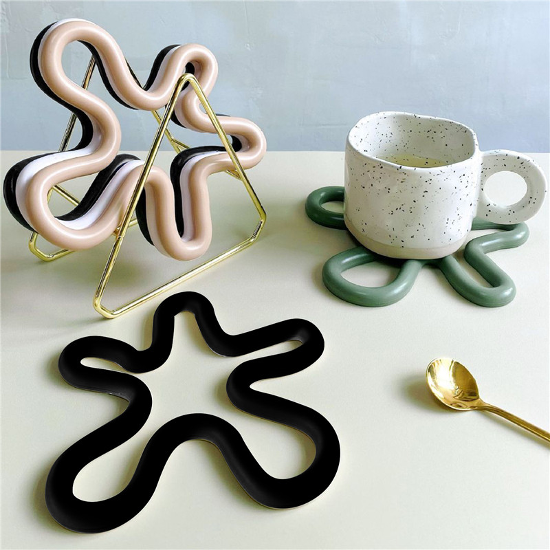 Door Mat Blank - Nordic Style Irregular Shape Silicone Heat