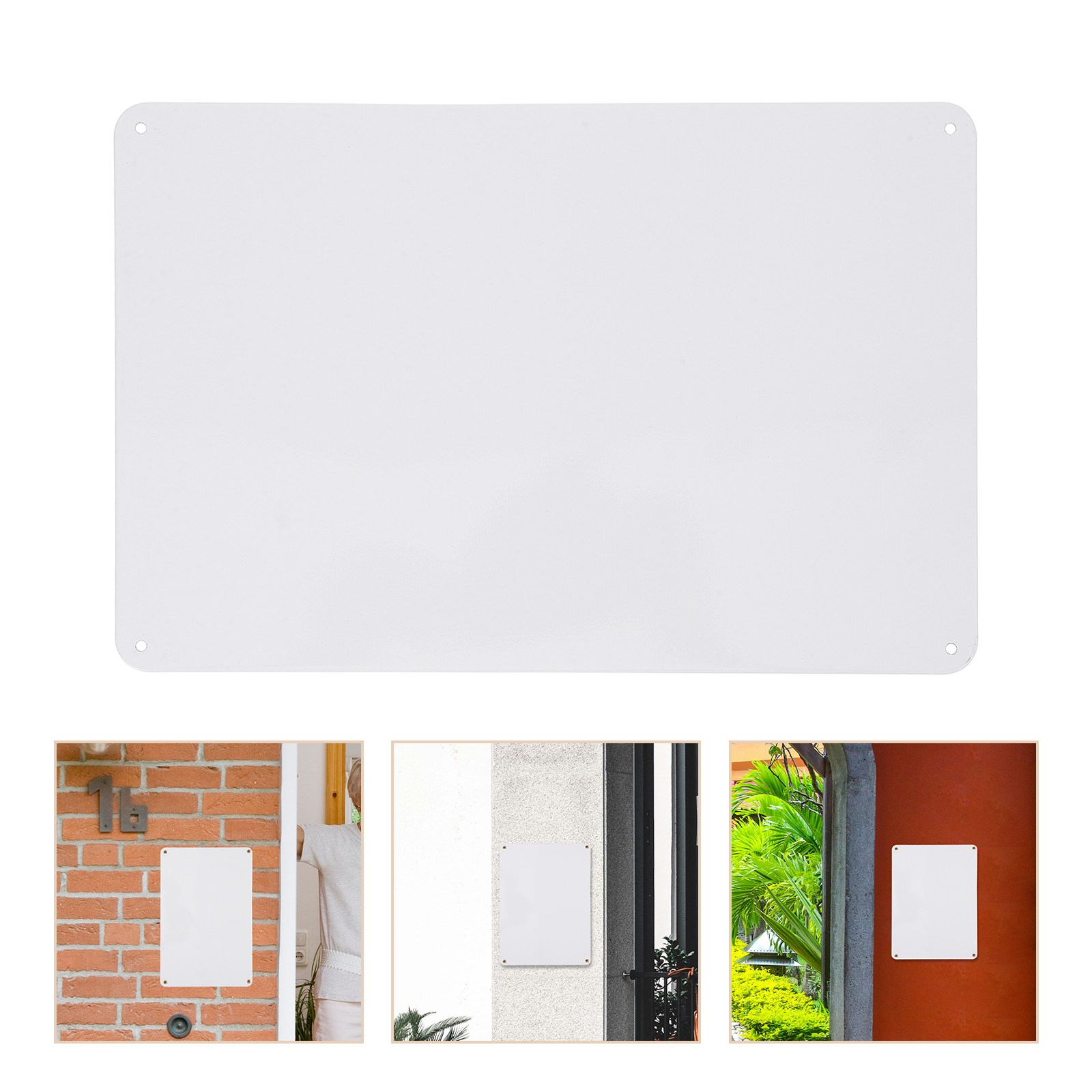 Yard Sign Blank - 2Pcs Blank Metal Signs Sublimation Blanks
