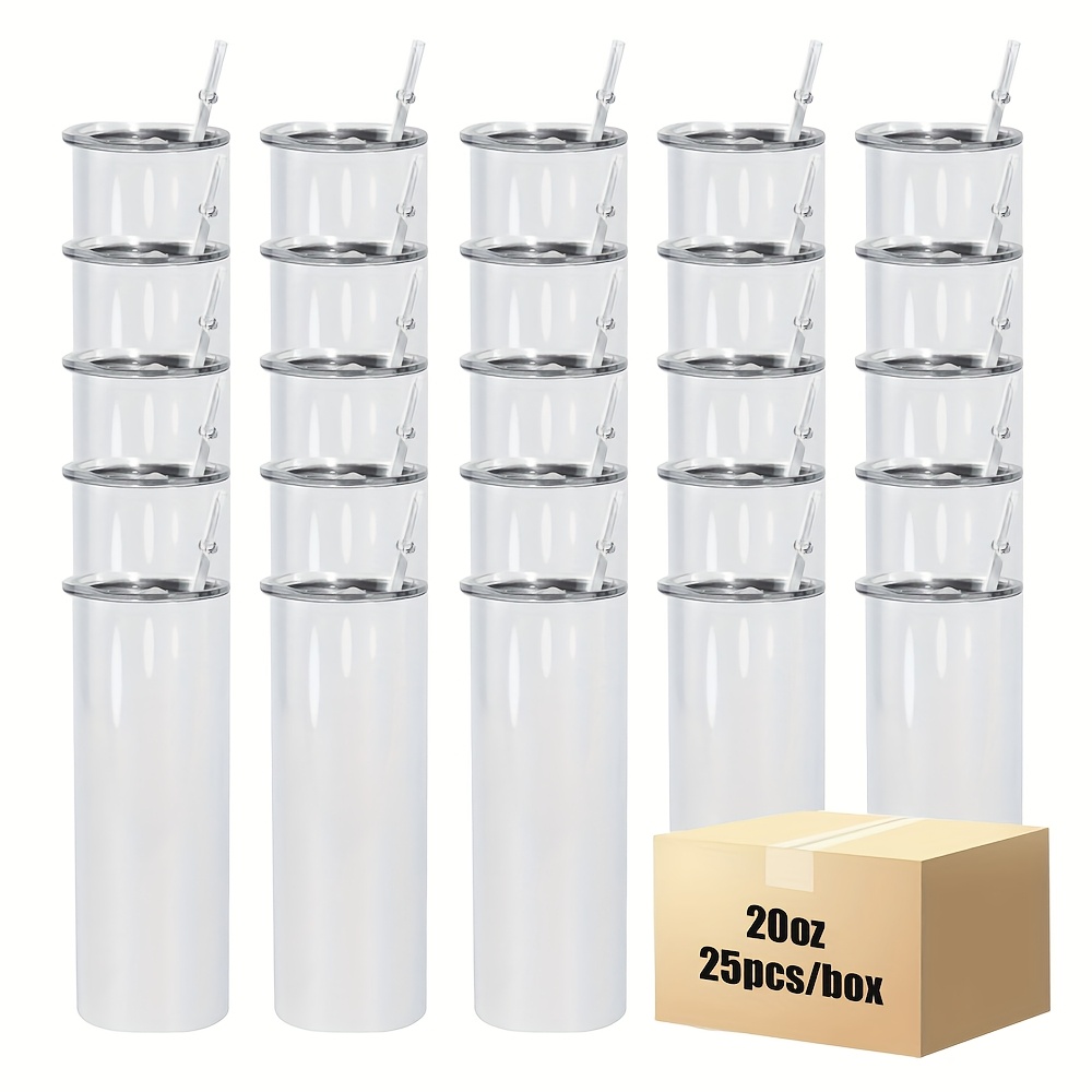 25pcs 20oz Straight Stainless  - Tumbler 20Oz White recensie en prijs