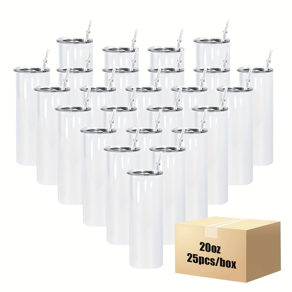25pcs 20oz Straight Stainless  - Tumbler 20Oz White recensie en prijs
