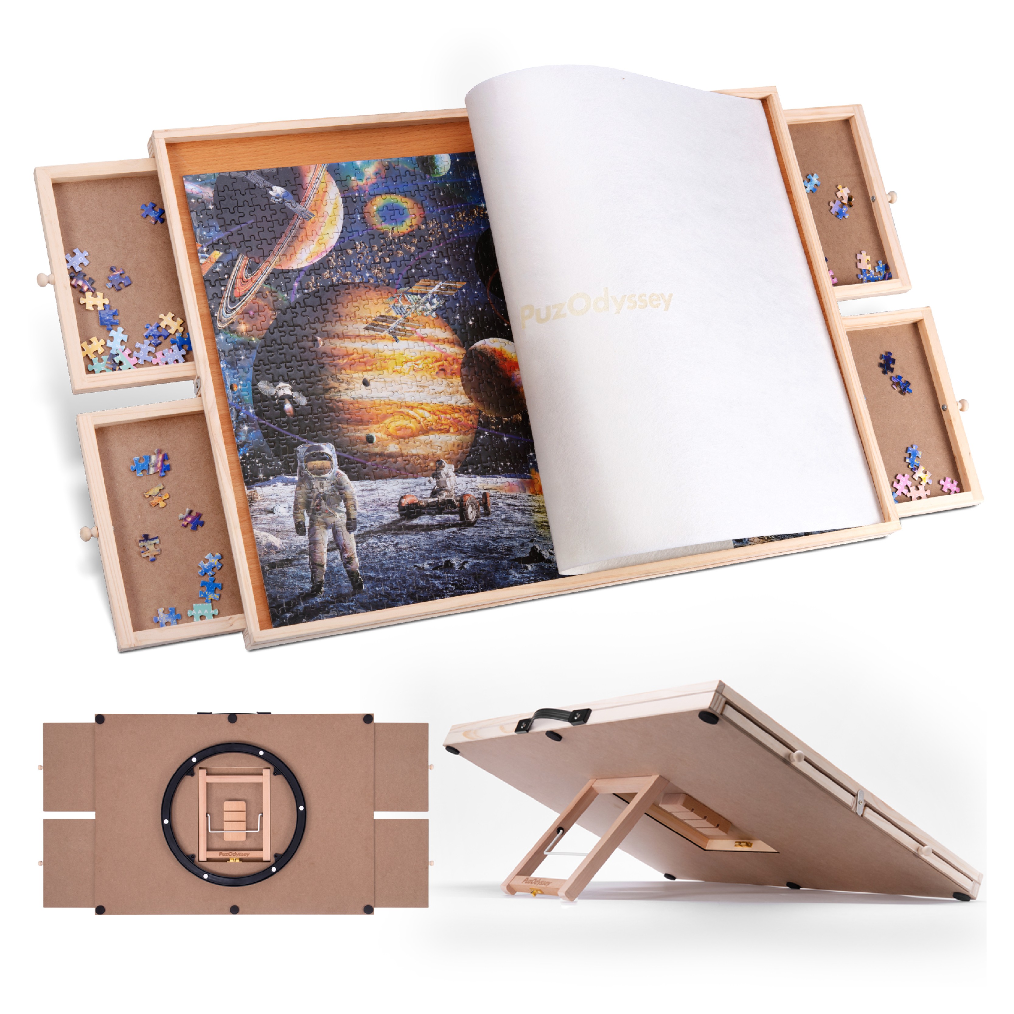 PuzOdyssey 2000 Pieces Rotatin - Puzzle Blank White recensie en prijs