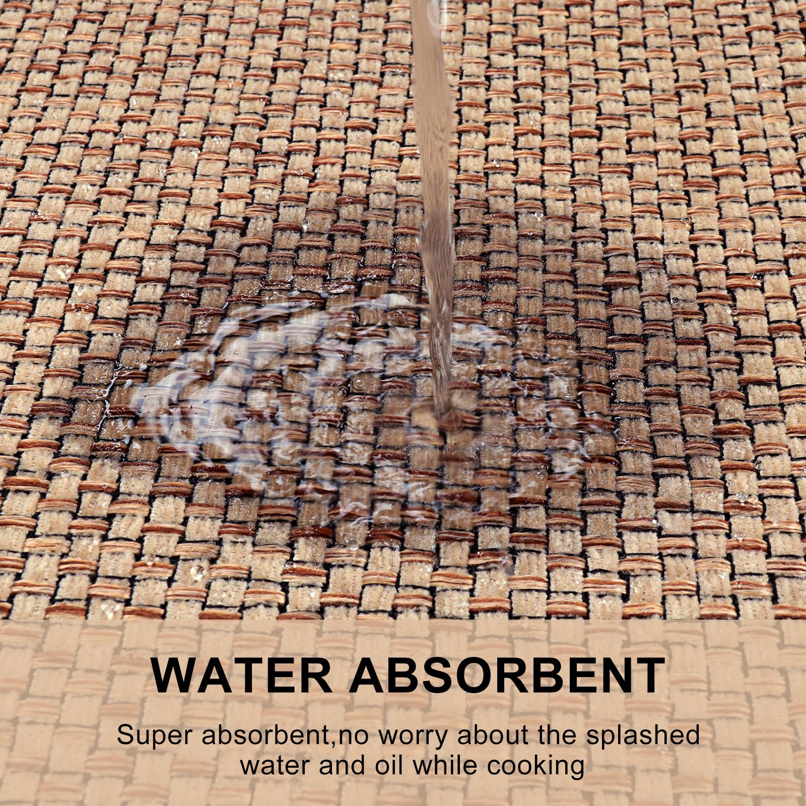 Linen Weave Kitchen Floor Mat  - Door Mat Blank recensie en prijs