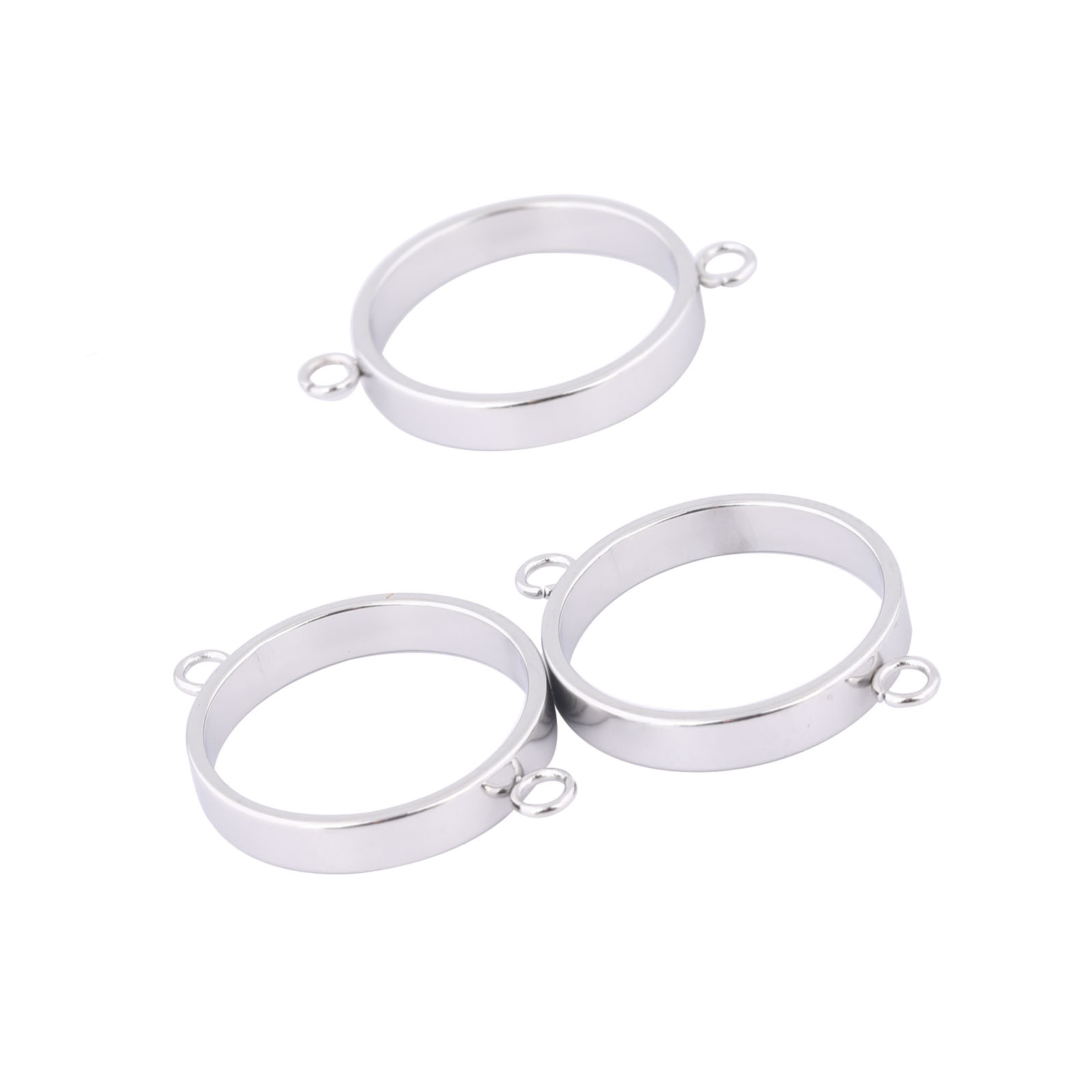 10pcs Stainless Steel 14mm Ope - Metal Photo Panel recensie en prijs