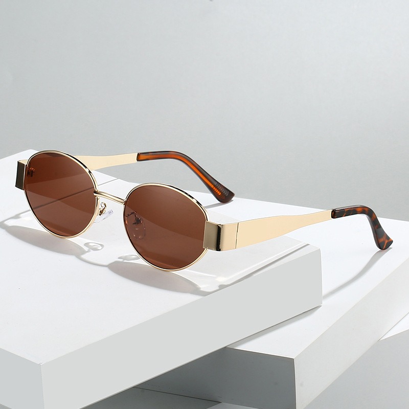New Oval Sunglasses for Women  - Metal Photo Panel recensie en prijs