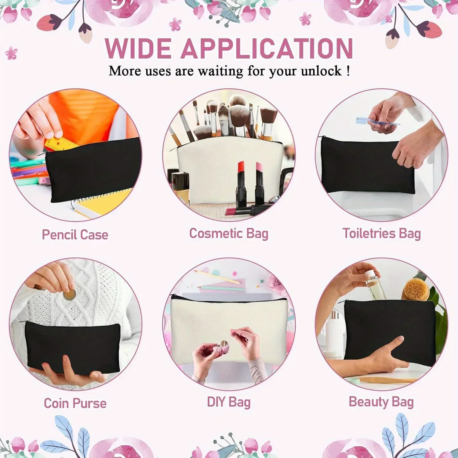 20pcs Sublimation Blank Makeup - Tote Bag Sublimation recensie en prijs