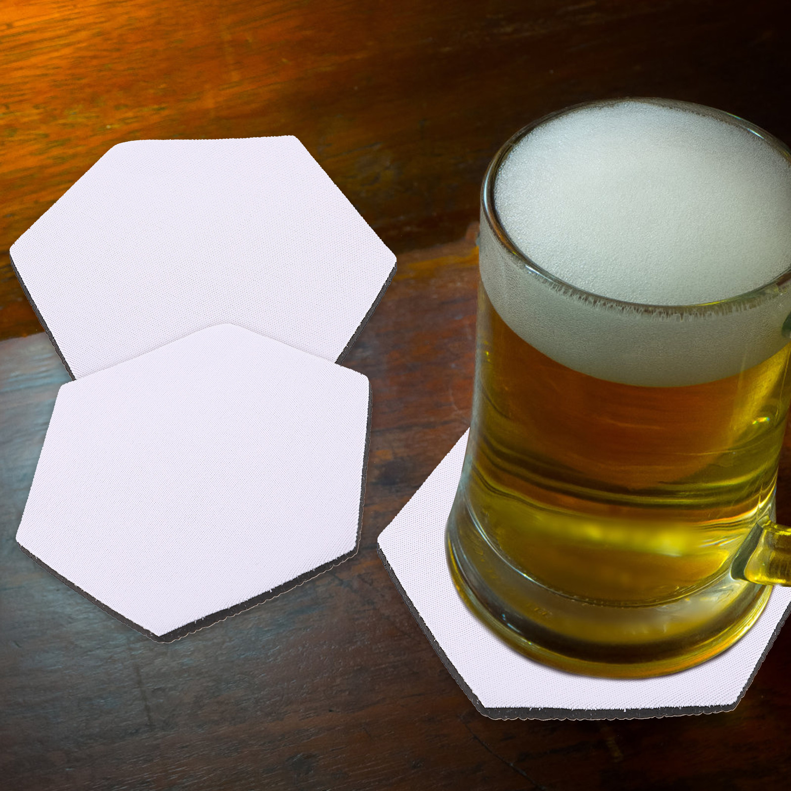 10Pcs Sublimation Heat Transfe - Coaster Sublimation Blank recensie en prijs
