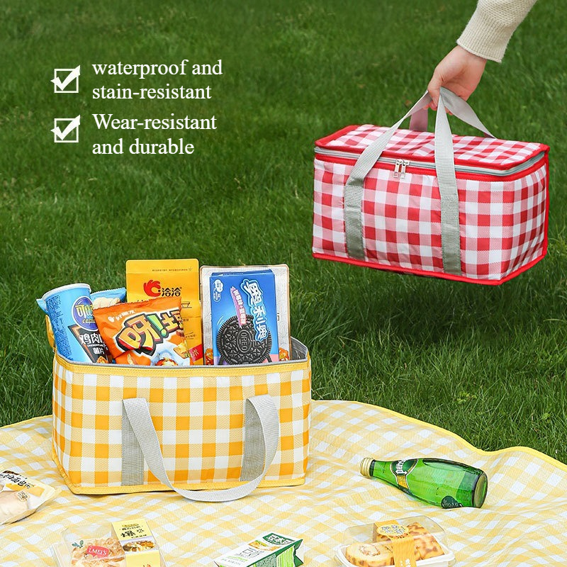 Large Capacity Checkered Insul - Tote Bag Sublimation recensie en prijs