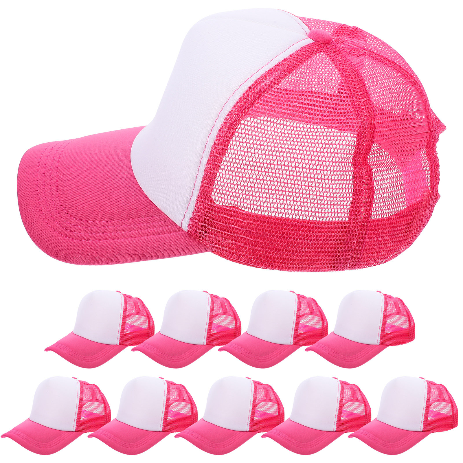 10Pcs Blank Baseball Hat Mesh  - Hat Sublimation Blank recensie en prijs