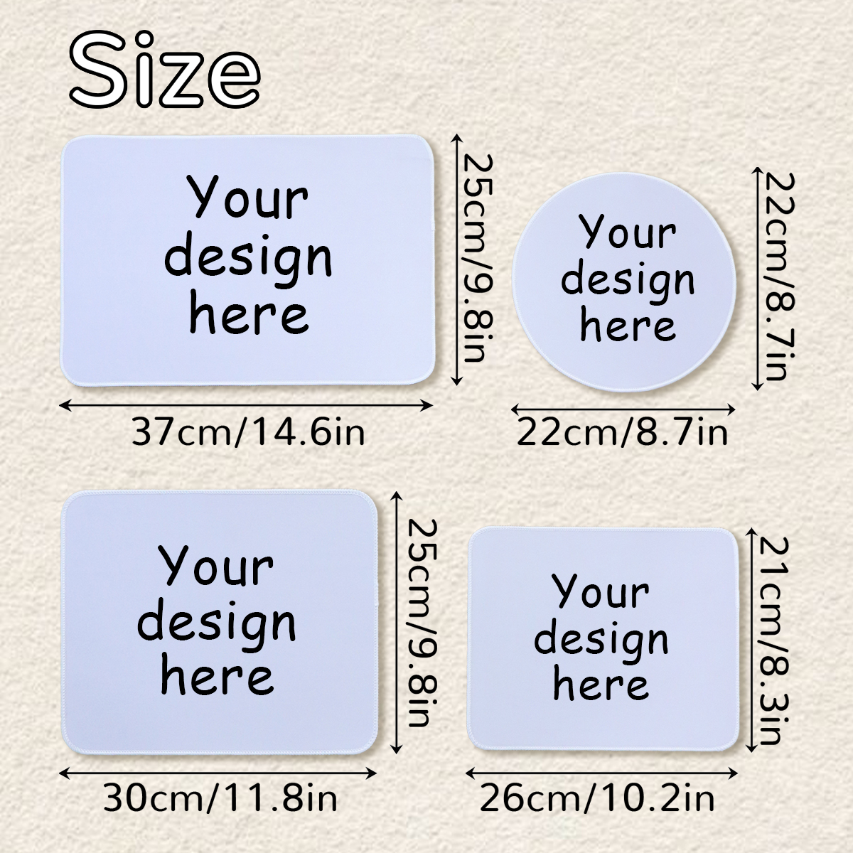Custom Logo Mouse Pad, Persona - Mouse Pad Blank Sublimation recensie en prijs