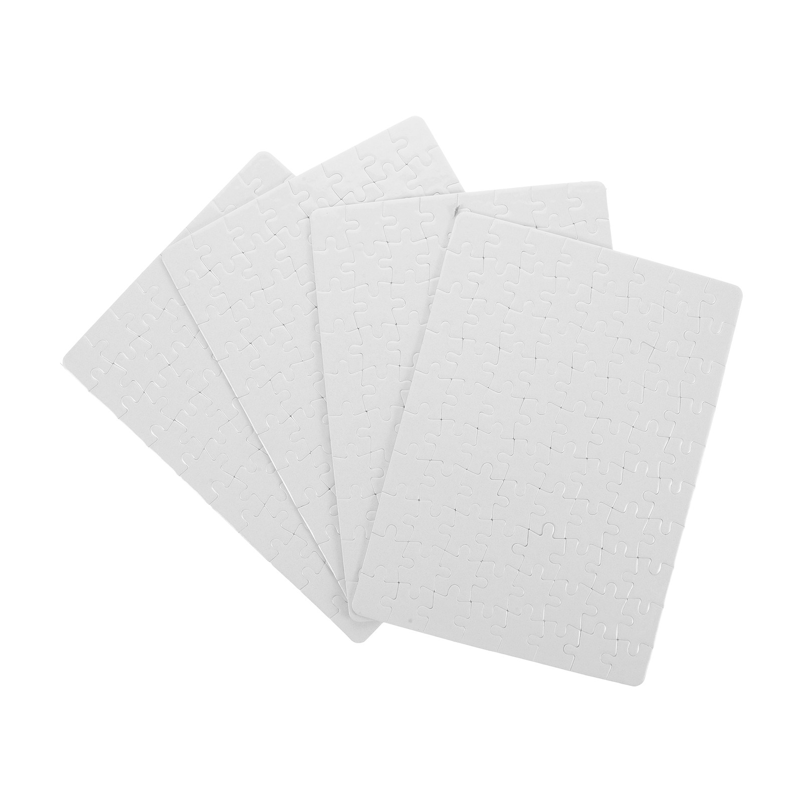4 Sheets Blank Puzzle Pieces W - Puzzle Blank White recensie en prijs