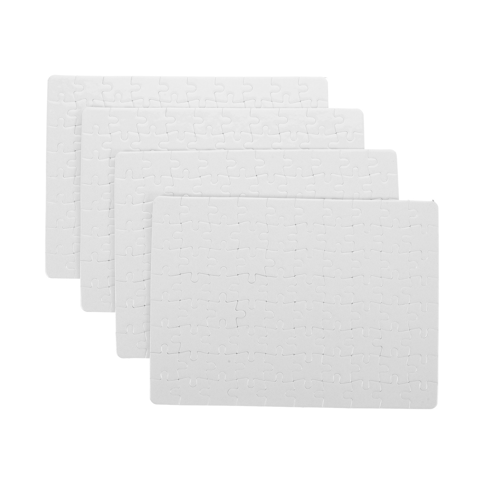 4 Sheets Blank Puzzle Pieces W - Puzzle Blank White recensie en prijs