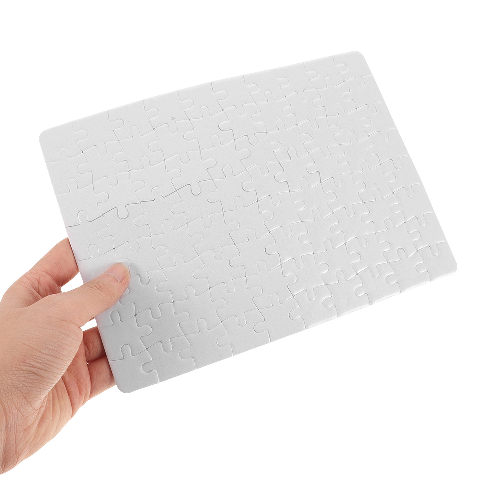4 Sheets Blank Puzzle Pieces W - Puzzle Blank White recensie en prijs