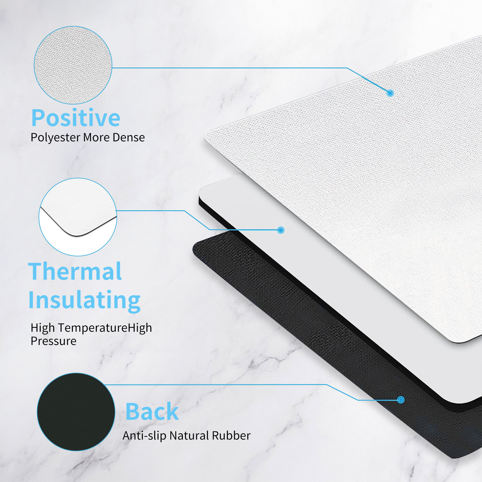 8pcs Sublimation Mouse Pad Bla - Mouse Pad Blank Sublimation recensie en prijs