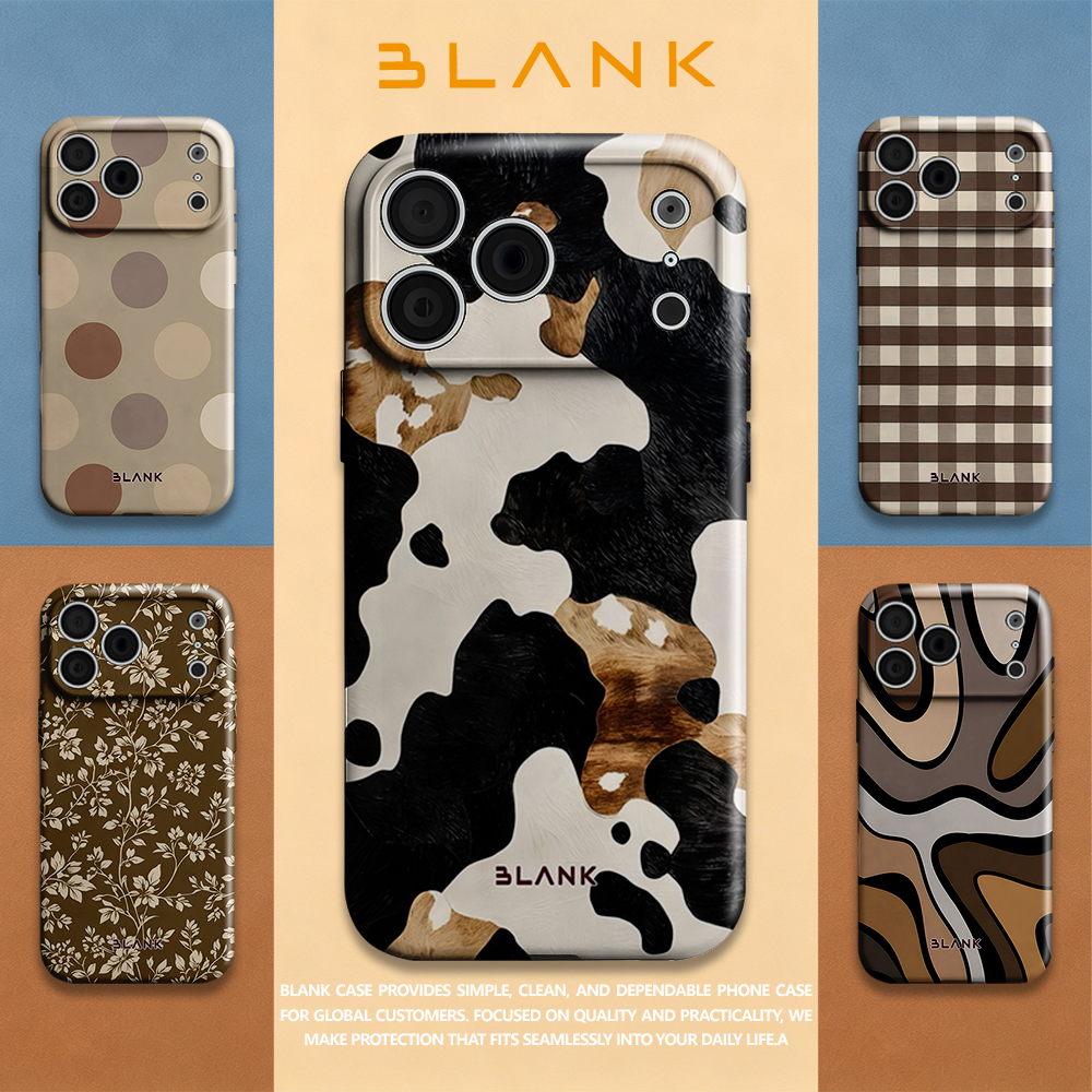 Mocha Cow Print For iPhone 17  - Phone Case Blank Print recensie en prijs