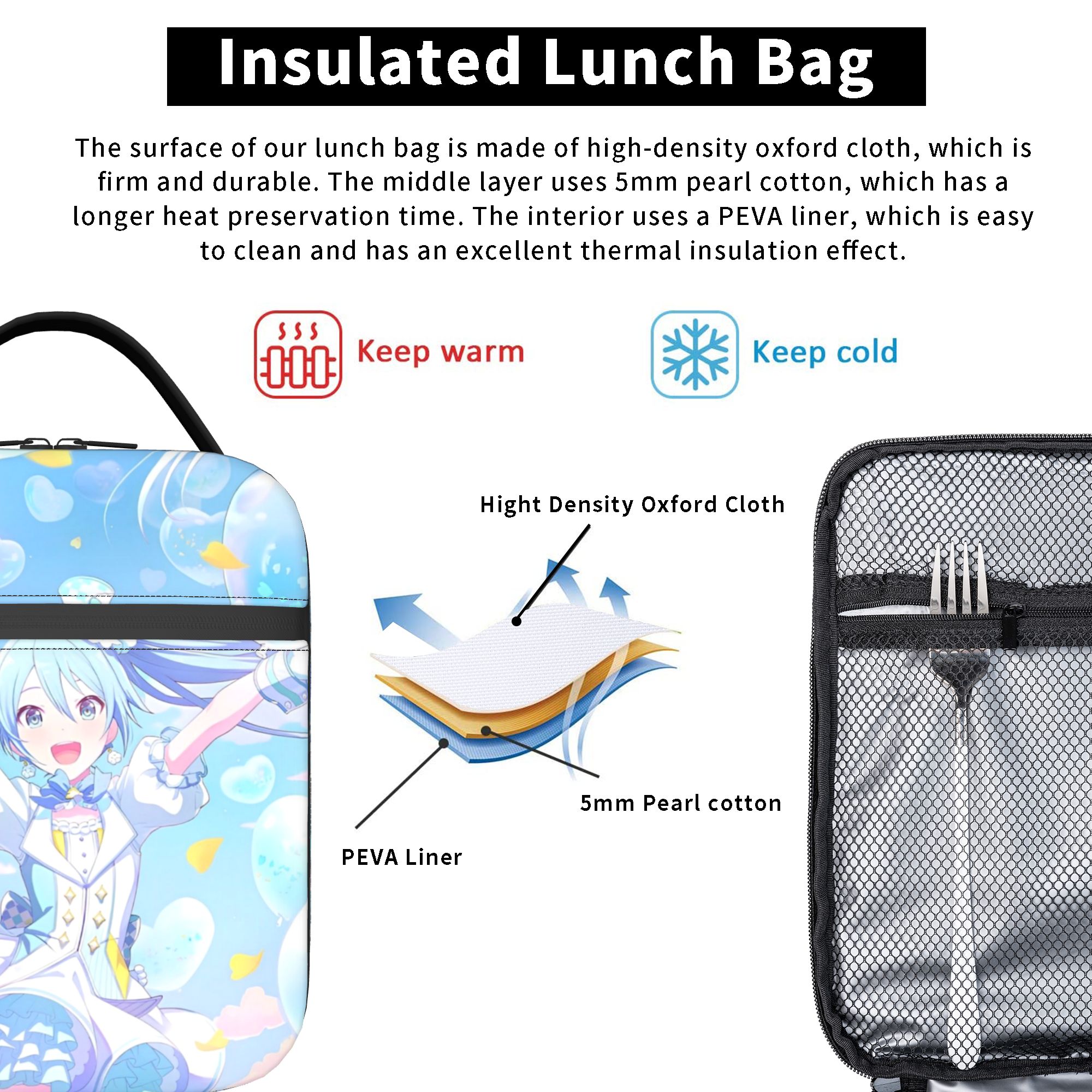 Hatsune Miku Trained Insulated - Tote Bag Sublimation recensie en prijs