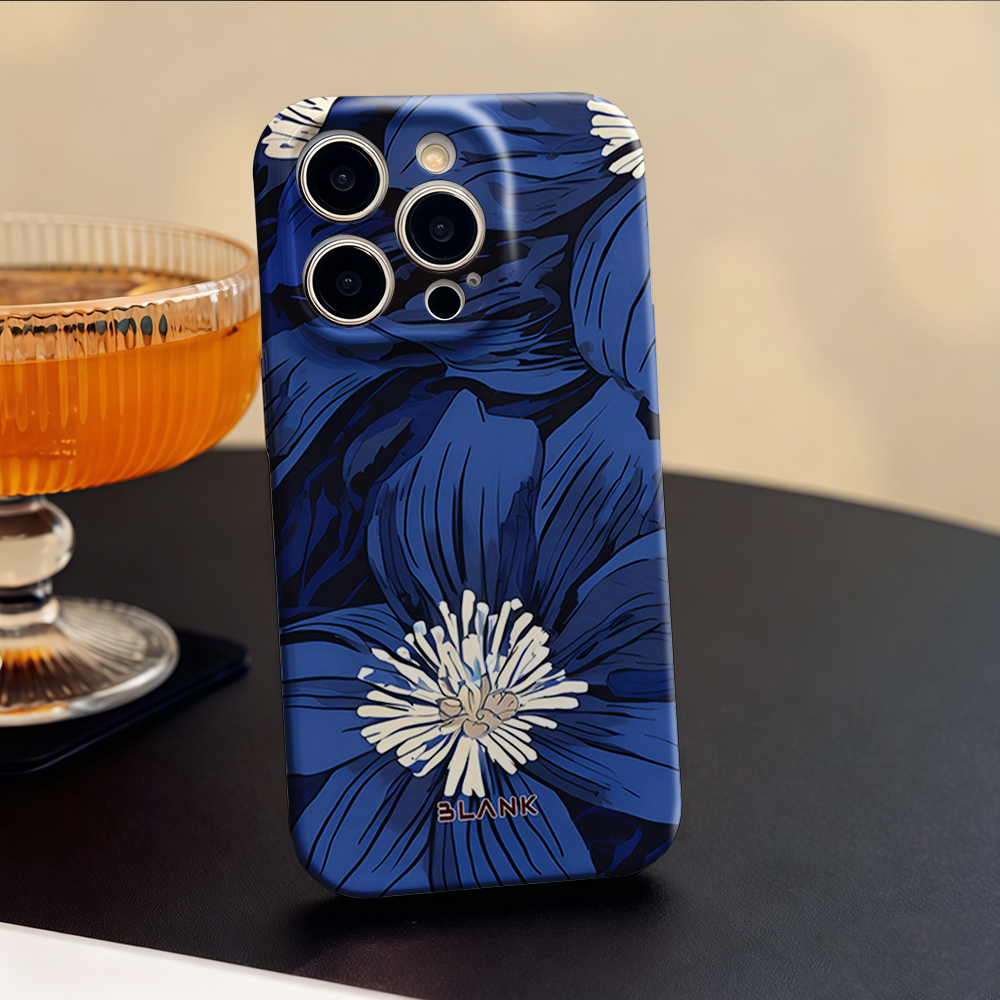 Blue and Green Floral Print Fo - Phone Case Blank Print recensie en prijs