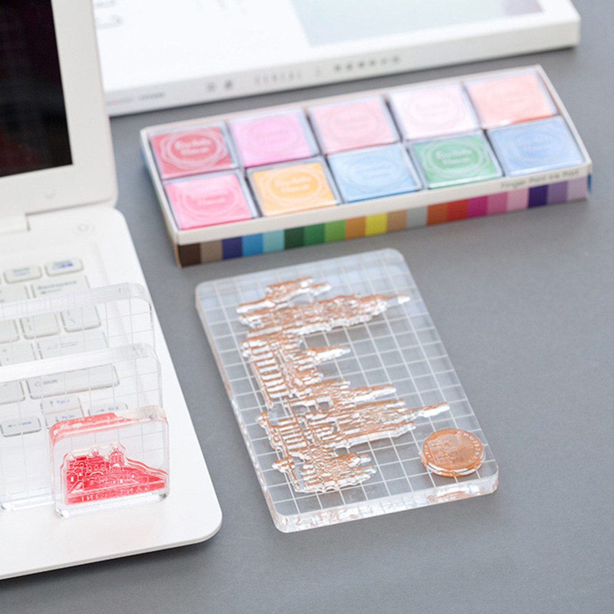 7Pcs Creative Acrylic Seal Blo - Photo Acrylic Block recensie en prijs