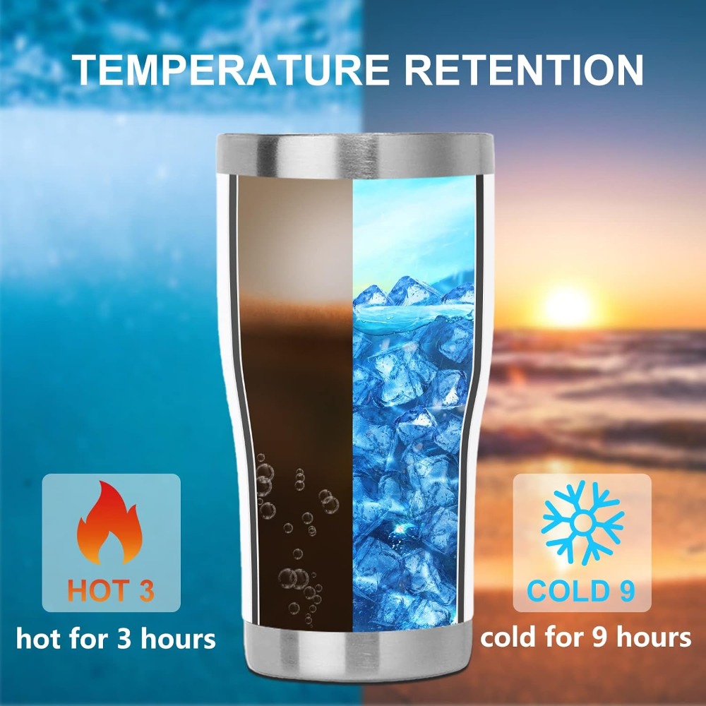 20oz Stainless Steel Tumbler w - Tumbler 20Oz White recensie en prijs