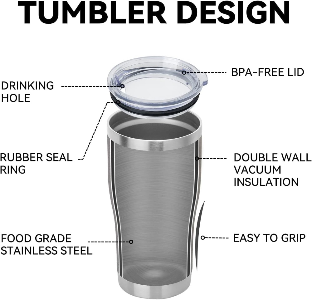 20oz Stainless Steel Tumbler w - Tumbler 20Oz White recensie en prijs