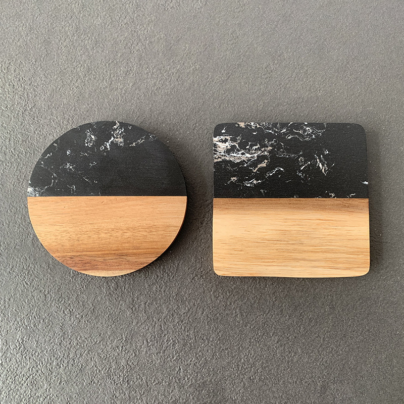 Marble Coaster Wood Stitching  - Coaster Sublimation Blank recensie en prijs
