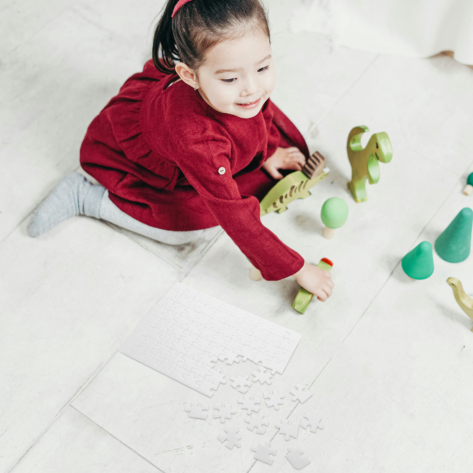 4 Sheets Blank Puzzles for Sub - Puzzle Blank White recensie en prijs