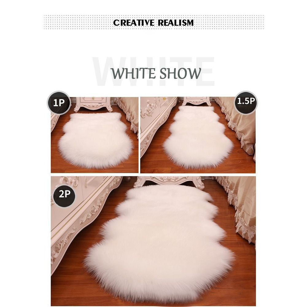 Artificial Sheepskin Long Hair - Door Mat Blank recensie en prijs