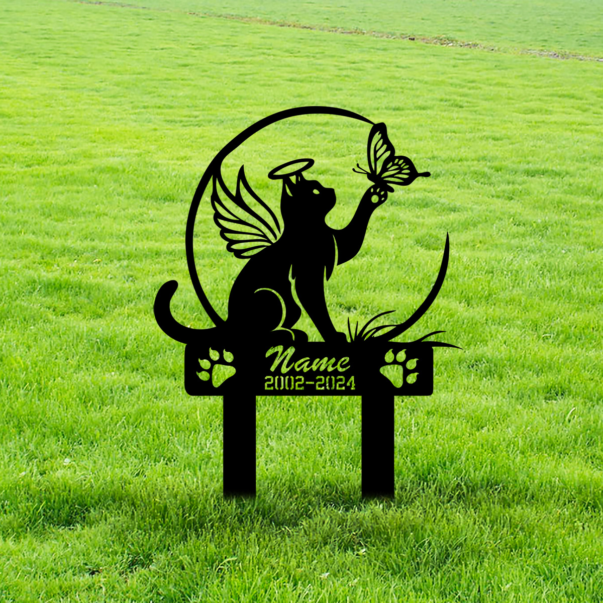 Cat Garden Stake - Metal Cat w - Yard Sign Blank recensie en prijs